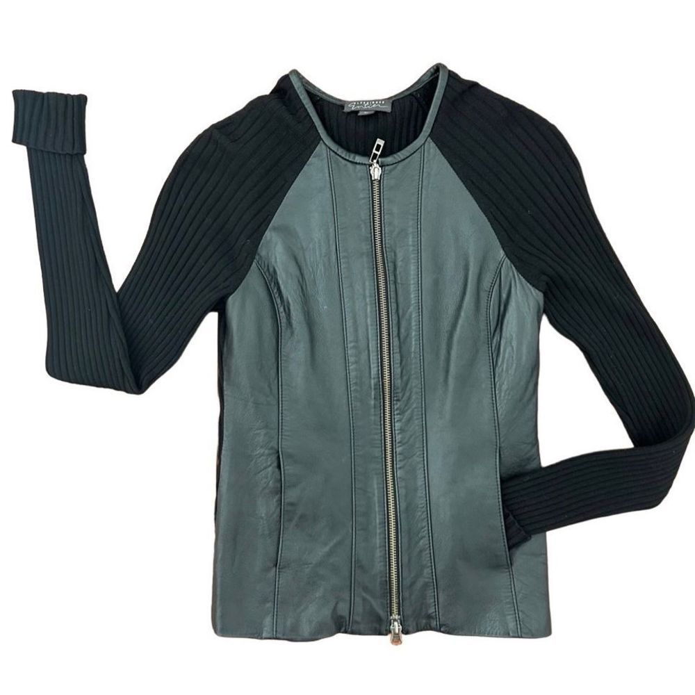 Leather - Woven Jacket